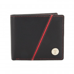 Welsh Rugby Stripe Leather Wallet