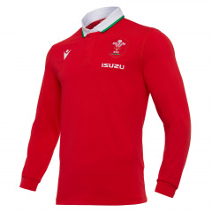 Replica Welsh Rugby 2020/21 long-sleeved cotton home shirt
