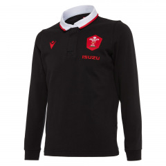Replica Welsh Rugby 2020/21 long-sleeved children's cotton away shirt