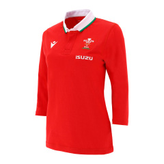 Welsh Rugby 2020/21 woman home cotton replica shirt 3/4 sleeve