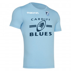 Cardiff Blues 2020/21 light blue travel t-shirt