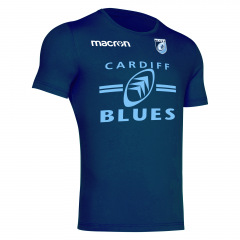 Cardiff Blues 2020/21 navy blue travel t-shirt